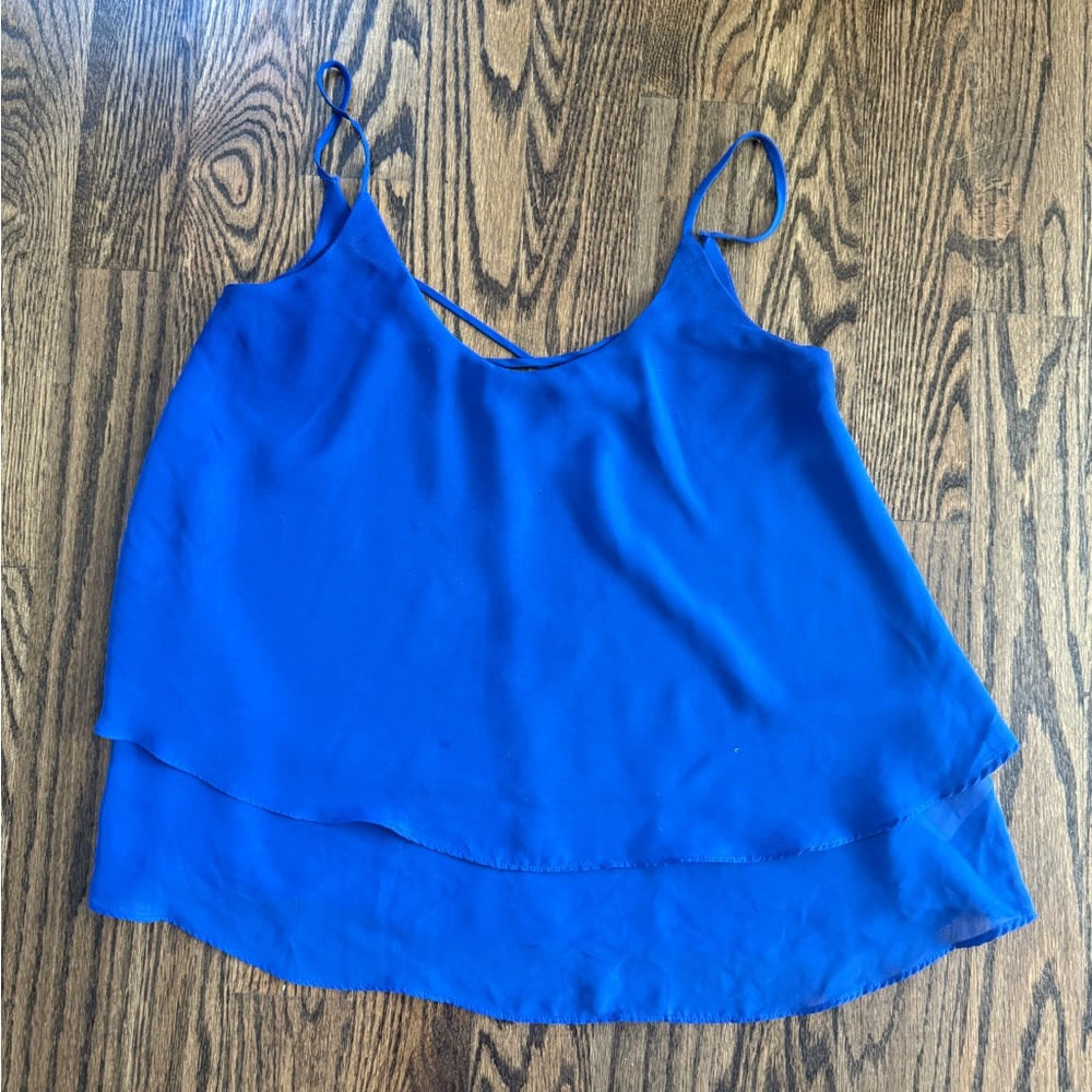Venus Royal Blue Women's Chiffron Top
